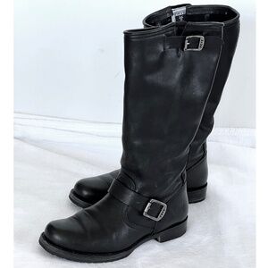 Frye Veronica Slouch Boots, size 9.5, black